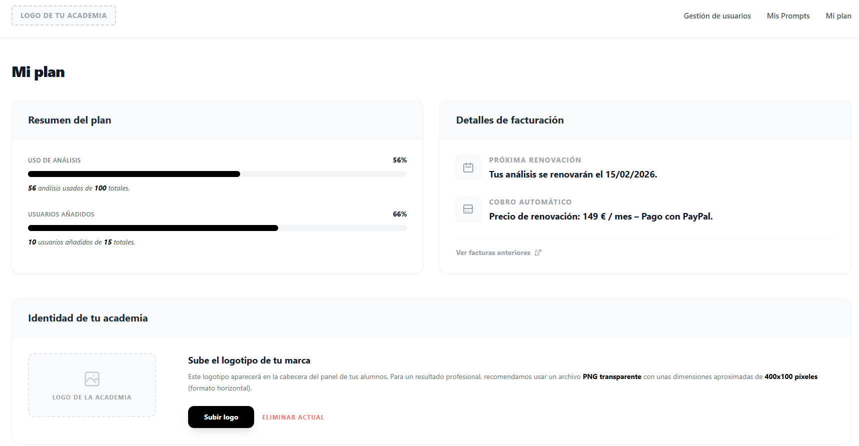 Branding de Academia 5